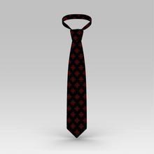 Load image into Gallery viewer, Extra Long Red Jerusalem Cross Necktie