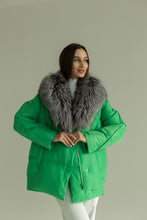 Load image into Gallery viewer, Genuine Silver Fox Down Fill Jacket