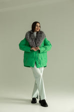Load image into Gallery viewer, Genuine Silver Fox Down Fill Jacket