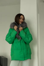 Load image into Gallery viewer, Genuine Silver Fox Down Fill Jacket