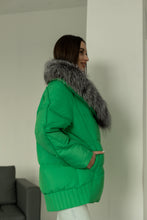 Load image into Gallery viewer, Genuine Silver Fox Down Fill Jacket