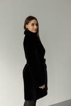 Load image into Gallery viewer, Genuine Shearling Merino Lamb Leather Coat by Punto Leather