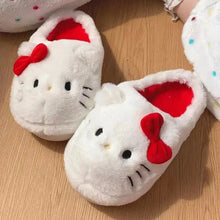 Load image into Gallery viewer, Kitty Kawaii Fluffy Fuzzy House Shoe Slippers - # GIAA73610009