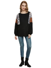 Load image into Gallery viewer, Leopard Pullover Knit Sweater