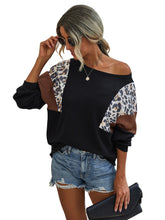 Load image into Gallery viewer, Leopard Pullover Knit Sweater