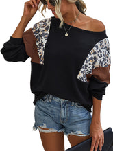 Load image into Gallery viewer, Leopard Pullover Knit Sweater