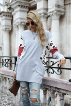 Load image into Gallery viewer, Leopard Color Contrast Pullover Tunic