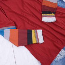 Load image into Gallery viewer, Colorful Striped Long Sleeve Sweater