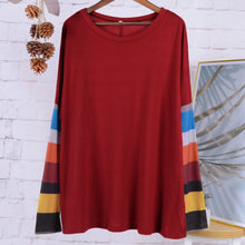 Load image into Gallery viewer, Colorful Striped Long Sleeve Sweater