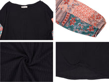 Load image into Gallery viewer, Paisley Printed Puffed Sleeve Pullover