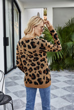 Load image into Gallery viewer, Leopard Print Warm Knit Sweater