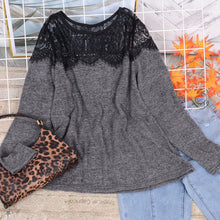 Load image into Gallery viewer, Lace Shoulder Summer Pullover