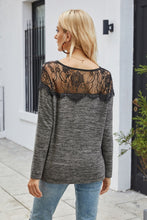 Load image into Gallery viewer, Lace Shoulder Summer Pullover