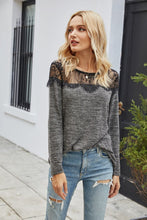 Load image into Gallery viewer, Lace Shoulder Summer Pullover