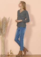 Load image into Gallery viewer, Drop Shoulder Textured Knit Sweater
