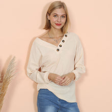 Load image into Gallery viewer, Drop Shoulder Textured Knit Sweater