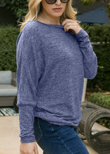 Load image into Gallery viewer, Heather Knit Boatneck Pullover