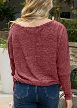 Load image into Gallery viewer, Heather Knit Boatneck Pullover