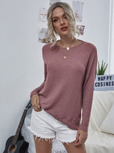 Load image into Gallery viewer, Twist Back Waffle Knit Sweater
