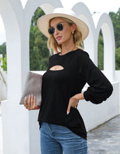 Load image into Gallery viewer, Cut Out Pullover Long Sleeve