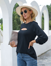 Load image into Gallery viewer, Cut Out Pullover Long Sleeve