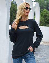 Load image into Gallery viewer, Cut Out Pullover Long Sleeve