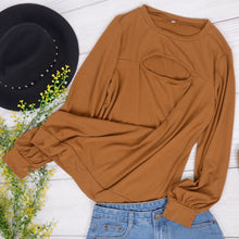 Load image into Gallery viewer, Cut Out Pullover Long Sleeve