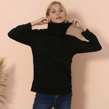Load image into Gallery viewer, Waffle Knit Cowl Neck Pullover