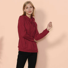 Load image into Gallery viewer, Waffle Knit Cowl Neck Pullover