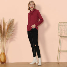 Load image into Gallery viewer, Waffle Knit Cowl Neck Pullover