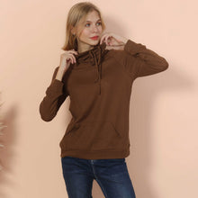 Load image into Gallery viewer, Waffle Knit Cowl Neck Pullover