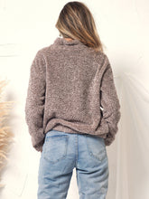 Load image into Gallery viewer, Fluffy Two Tone Quarter Zip