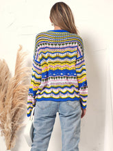 Load image into Gallery viewer, Cut Out Knitted Boho Sweater