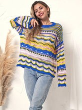 Load image into Gallery viewer, Cut Out Knitted Boho Sweater