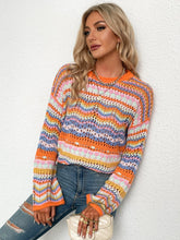Load image into Gallery viewer, Cut Out Knitted Boho Sweater