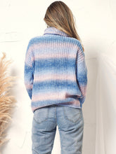 Load image into Gallery viewer, Tie Dye Cowl Neck Knit Sweater