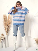 Load image into Gallery viewer, Tie Dye Cowl Neck Knit Sweater