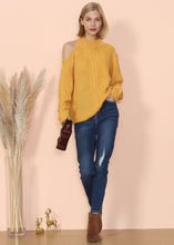 Load image into Gallery viewer, Cut Out Cable Knit Sweater