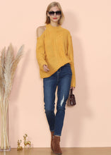 Load image into Gallery viewer, Cut Out Cable Knit Sweater