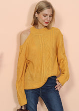 Load image into Gallery viewer, Cut Out Cable Knit Sweater