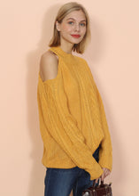 Load image into Gallery viewer, Cut Out Cable Knit Sweater