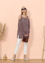 Load image into Gallery viewer, Cold Shoulder Oversized Sweater