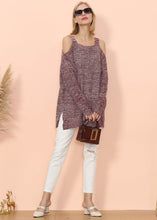 Load image into Gallery viewer, Cold Shoulder Oversized Sweater