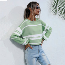Load image into Gallery viewer, Bishop Sleeve Striped Sweater
