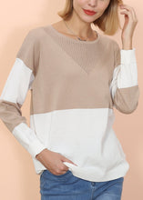Load image into Gallery viewer, Color Block Net Detail Sweater
