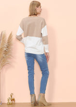 Load image into Gallery viewer, Color Block Net Detail Sweater