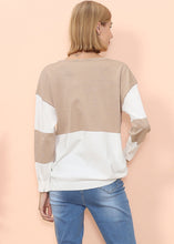 Load image into Gallery viewer, Color Block Net Detail Sweater