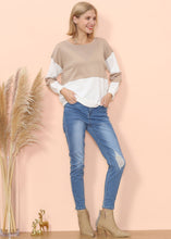 Load image into Gallery viewer, Color Block Net Detail Sweater