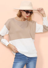 Load image into Gallery viewer, Color Block Net Detail Sweater