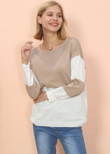 Load image into Gallery viewer, Color Block Net Detail Sweater